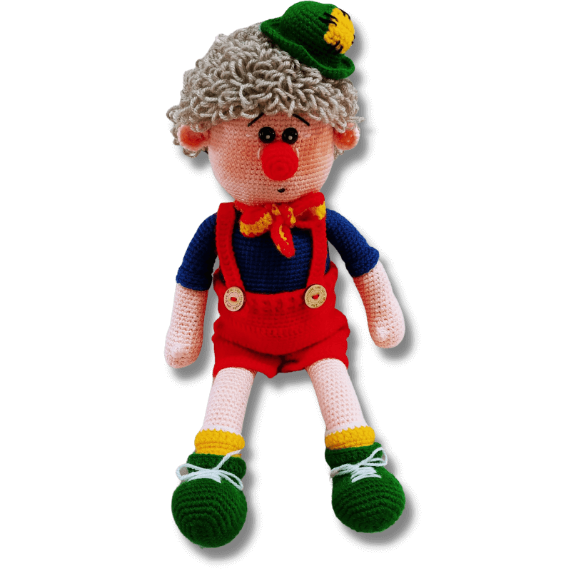 Haakpatroon Nokkli de Clown