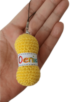 Bolletje garen sleutelhanger