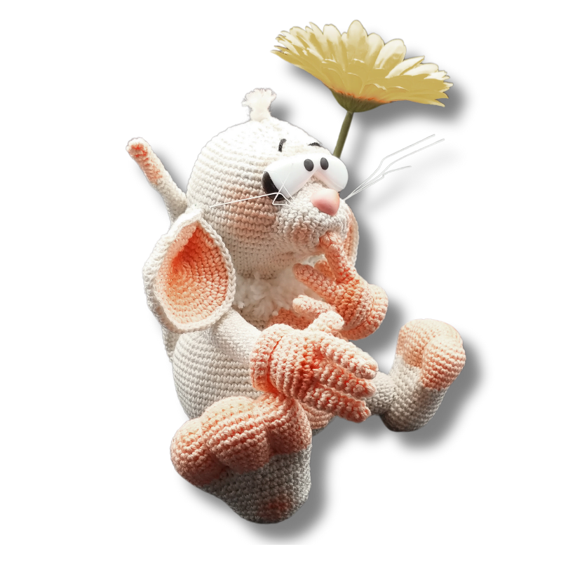 Foto Piepmans zijkant met Bloem