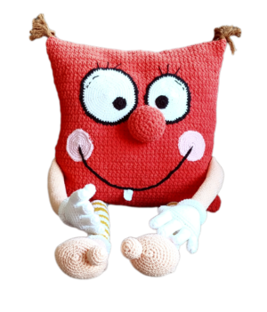 Haakpatroon Knuffelkussen Ekkie