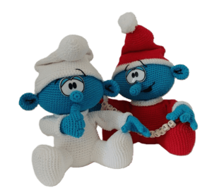 Set Babysmurf en Kerstsmurf