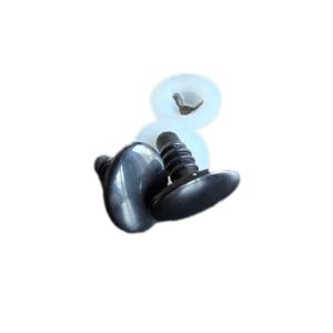 Oogjes ovaal zwart 15mm